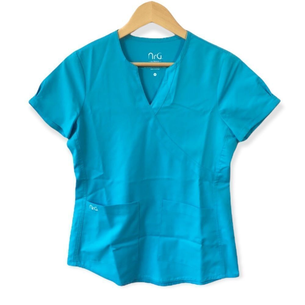 🔃NRG By Barco Blue Scrub Top